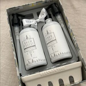 Beekman 1802 Snow Forest Hand Wash & Goat Milk Lotion Gift Set